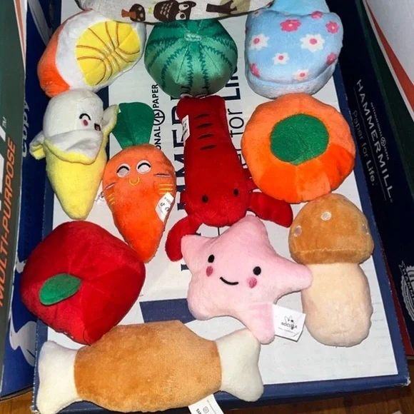 Grocery Bag filled Dog Toys by Nocciola NEW - Picture 3 of 4